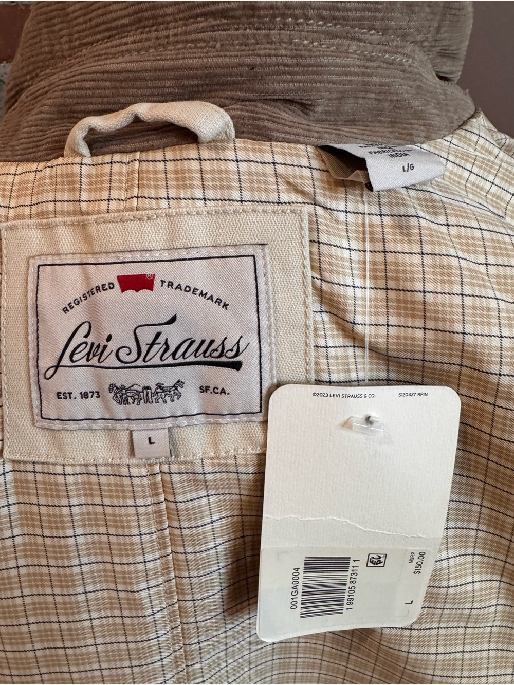 Levi Strauss Bree Barn Jacket Size Large - Picture 5 of 12